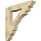Ekena Millwork Olympic Slat Rough Sawn Bracket, Douglas Fir, 6"W x 40"D x 40"H BKT06X40X40OLY06RDF - alternate 1
